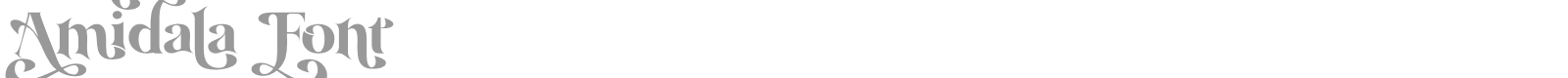 Amidala font preview